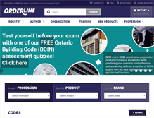 Tablet Screenshot of orderline.com